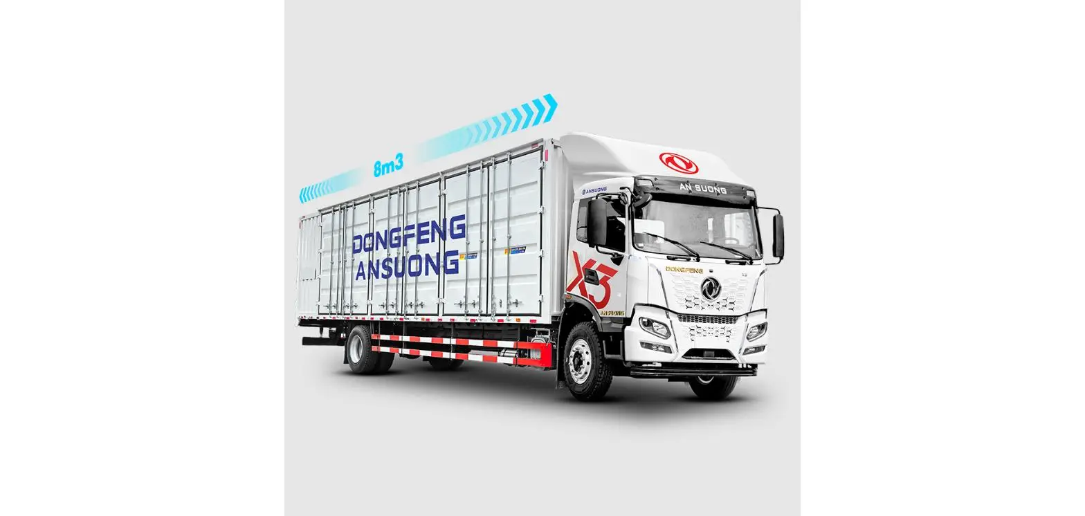 XE TẢI DONGFENG X3 180HP THÙNG KÍN 8M3