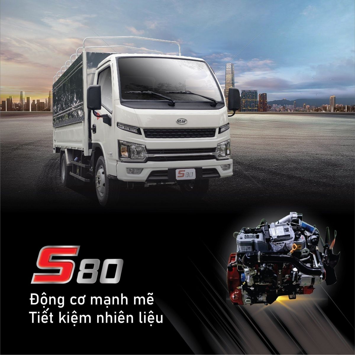 động cơ veam s80 1.9 tấn
