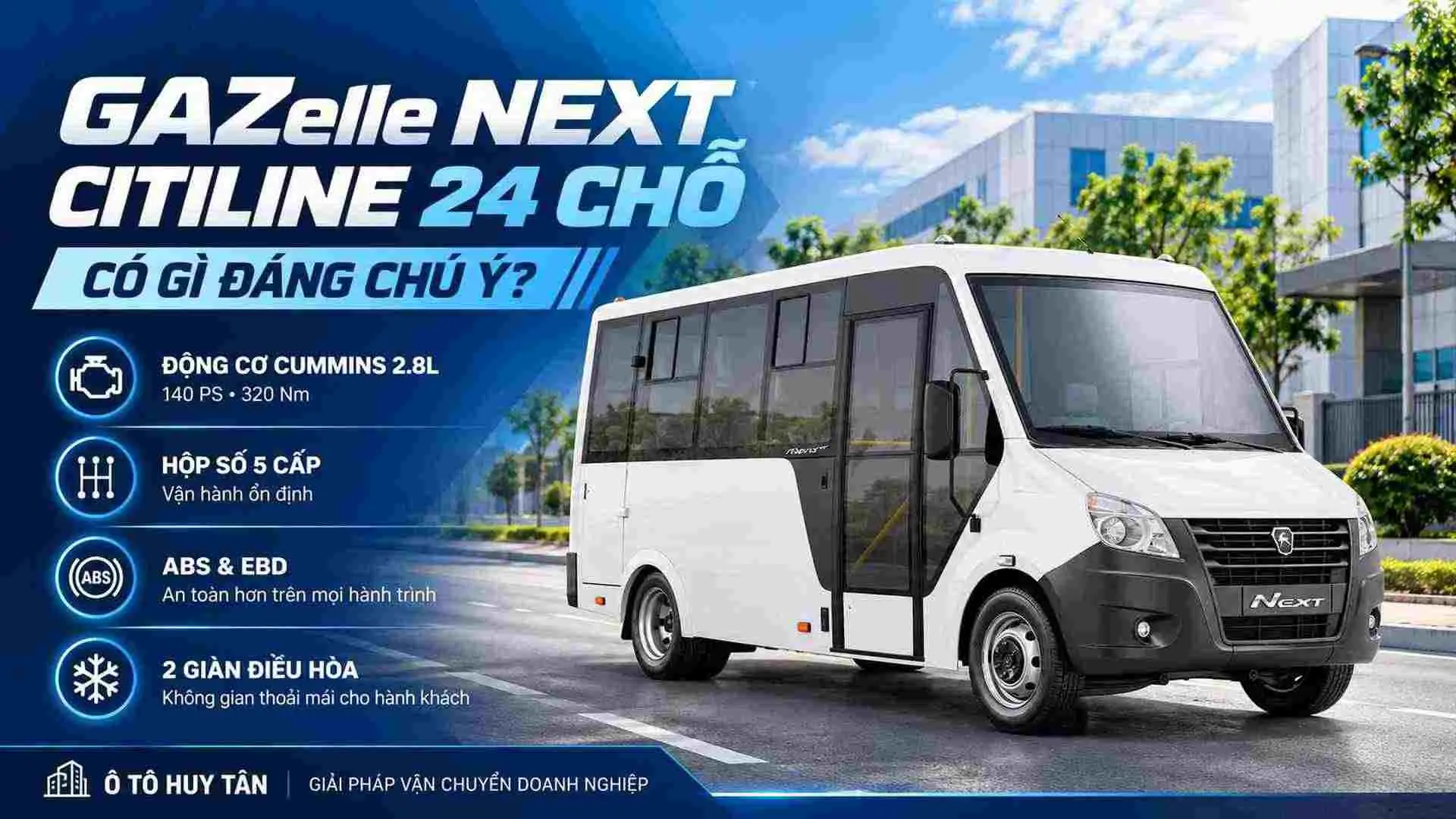 GAZelle NEXT Citiline 24 chỗ