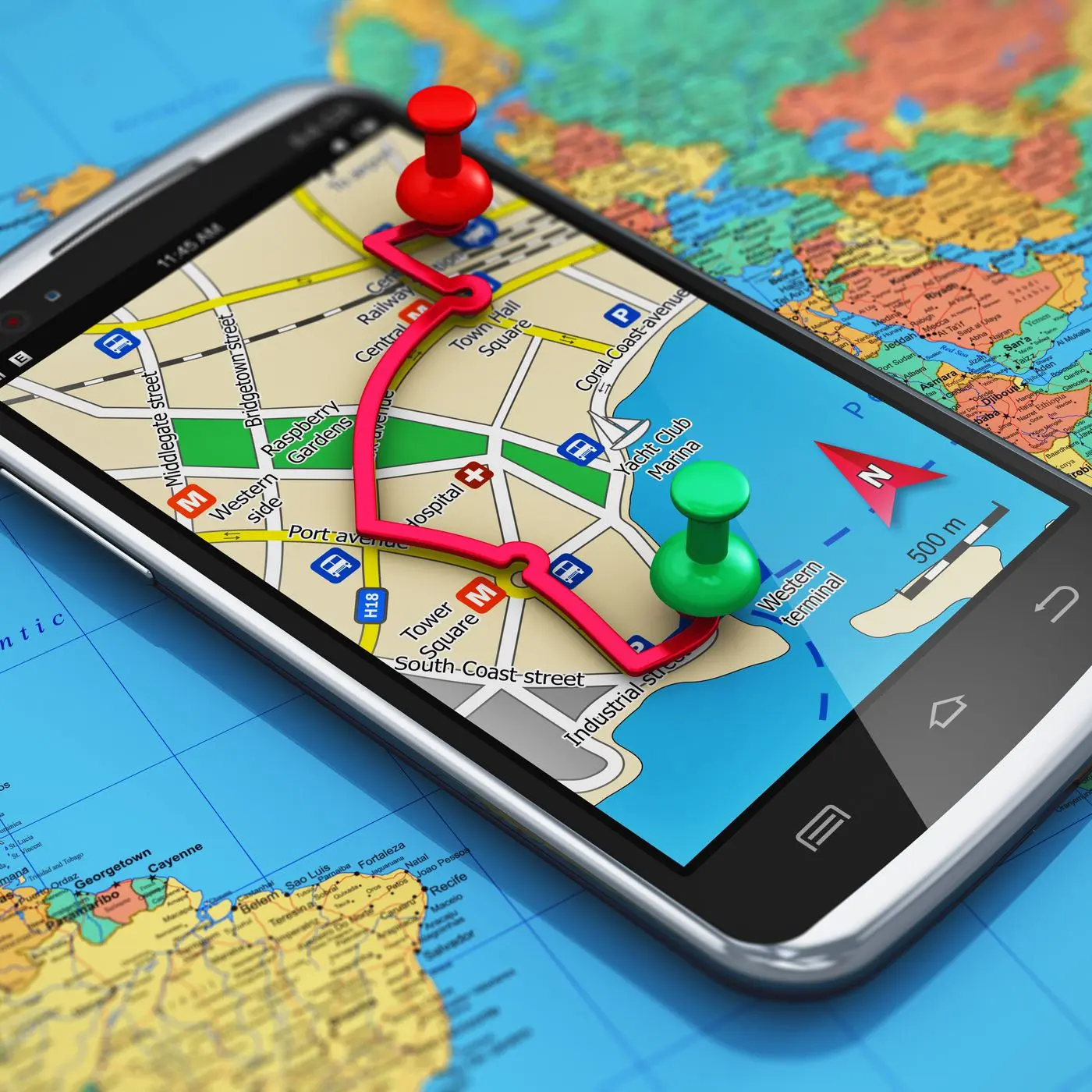 sử dụng GPS trong giao thông