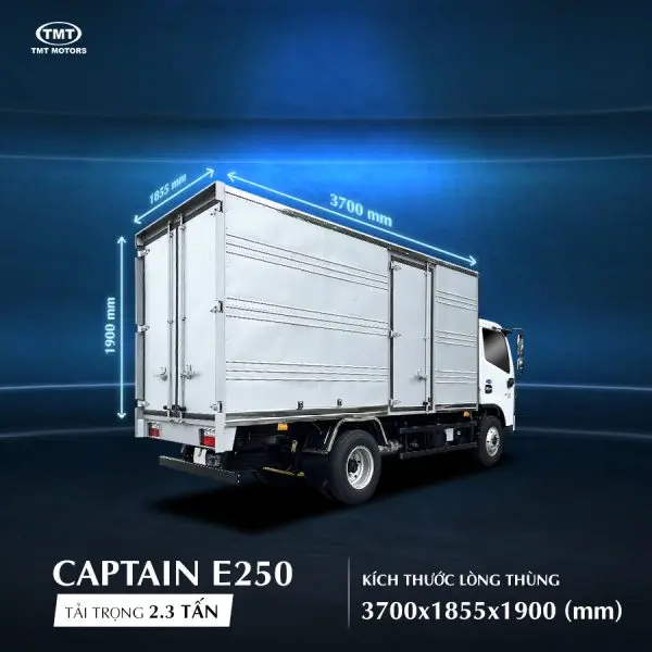 Thùng hàng captain 250