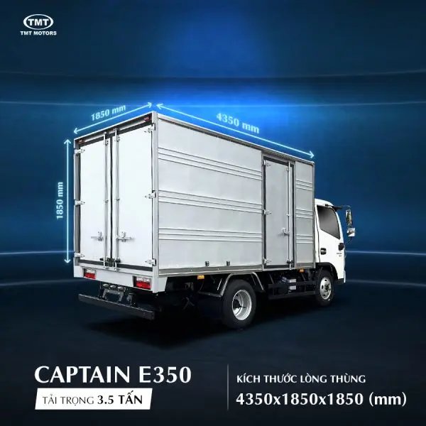 Thùng hàng captain 350